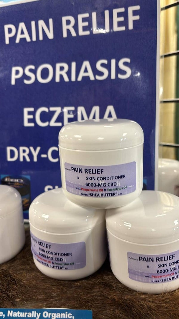 Pain Relief Shea Butter 4once with 6000MG CBD