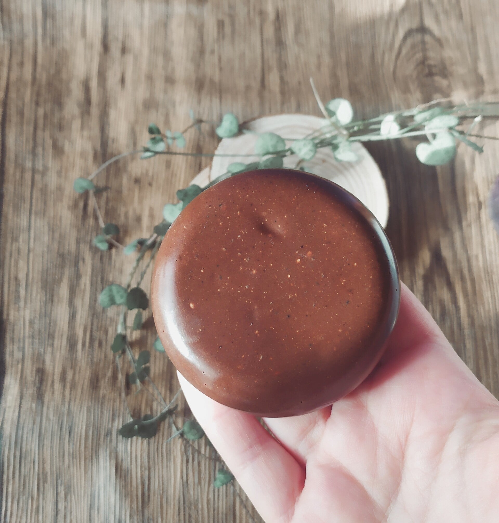 Jabón exfoliante de cacao y chía