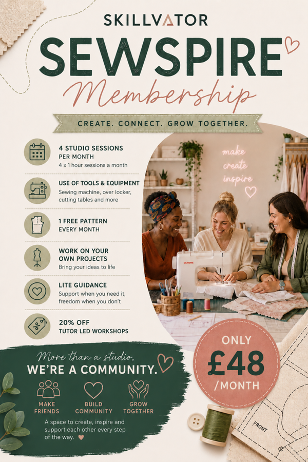 Sewspire Monthly Membership