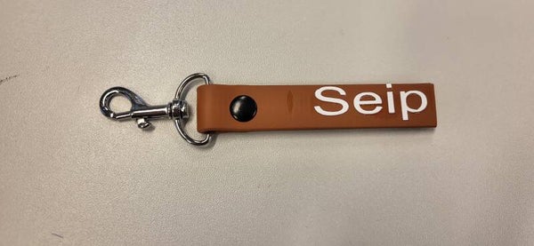 Nametag met musketon - 19 mm