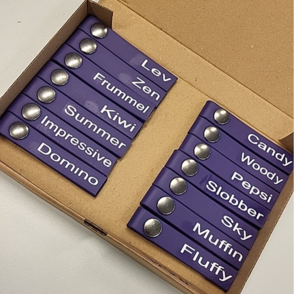 Nametag met drukker - 19 mm