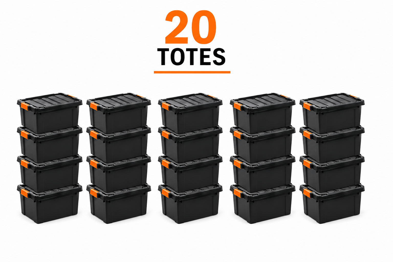 20 totes for 14 days