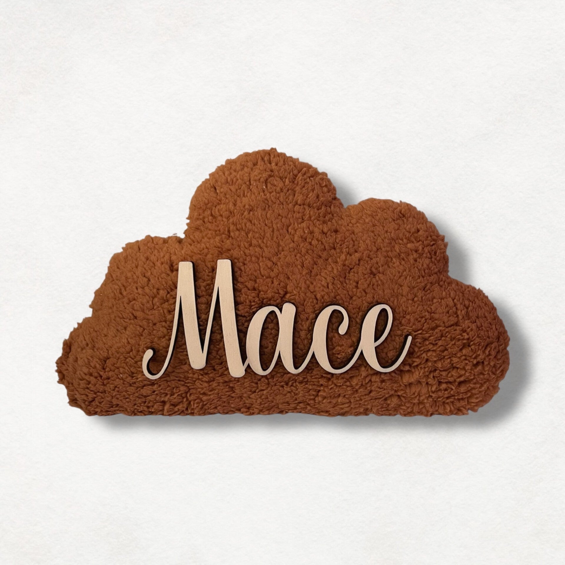 Wolkenlamp gepersonaliseerd met naam - Bruin