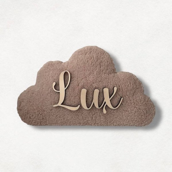 Wolkenlamp gepersonaliseerd met naam - Crème