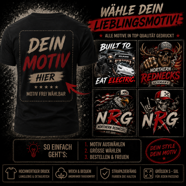 T-Shirt mit Wunschmotiv