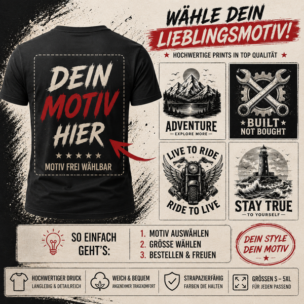 T-Shirt mit Deinem Motiv personalisiert