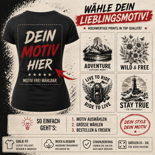 Girlie-Shirt mit deinem Motiv personalisiert