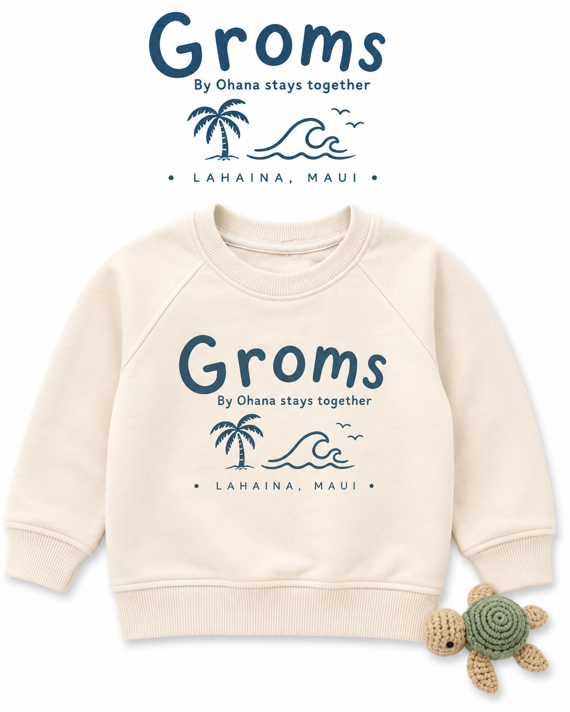 GROMS Signature Crew (cream)