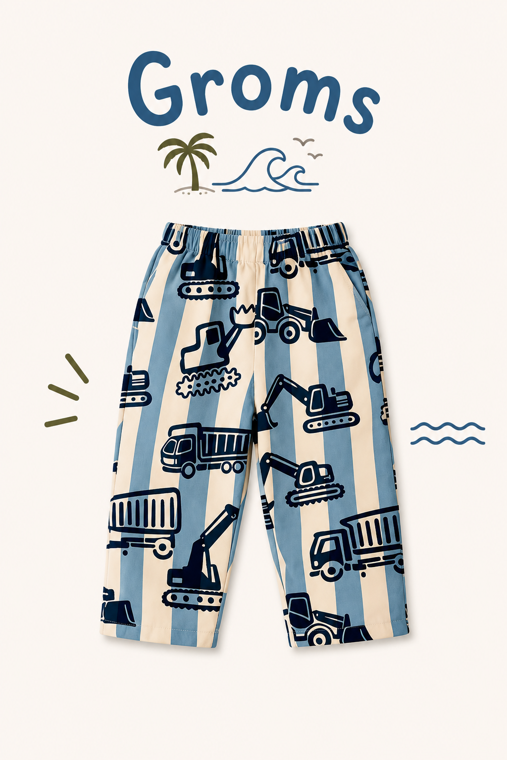 GROMS Trucker Pants