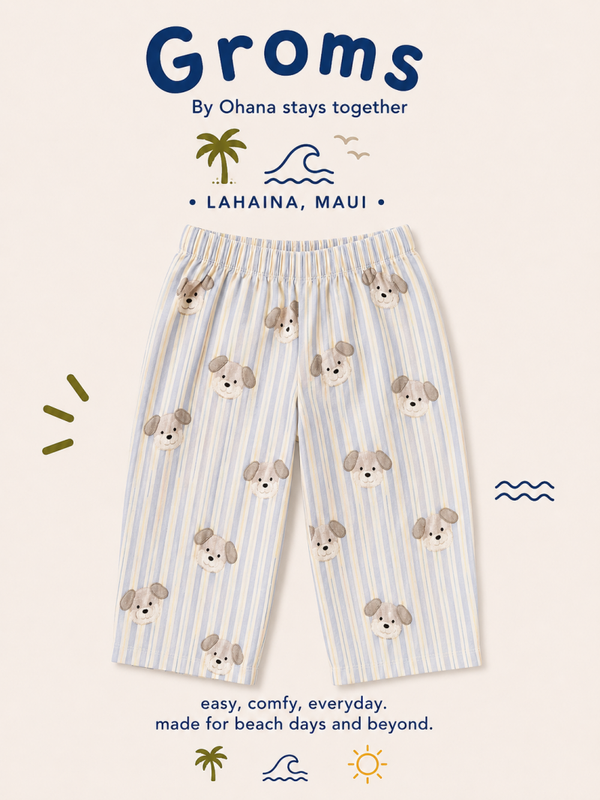 GROMS Funky Monkey Patterns  ( Puppy Stripes)