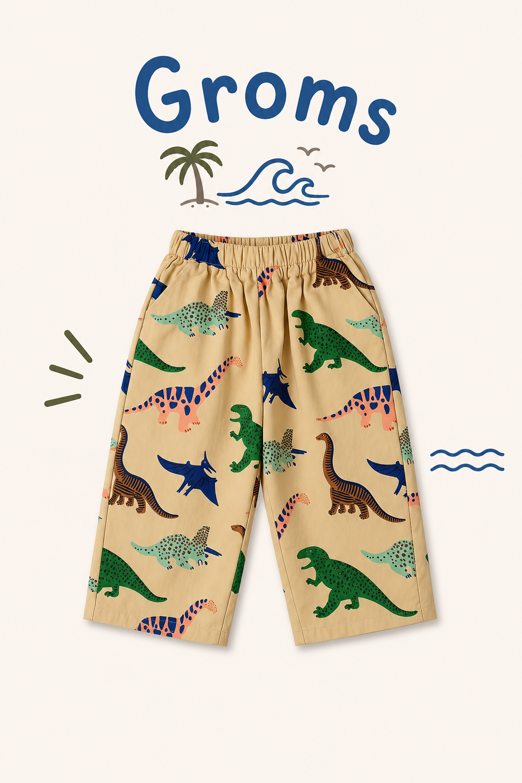 GROMS Dino Pants