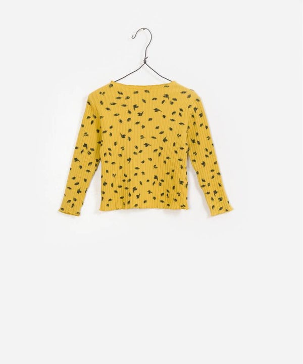 Shirt geel lange mouwen 