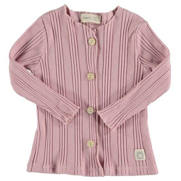 vest meisje roze beans 
