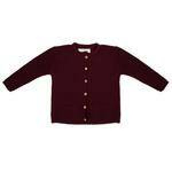 Vest knit Eggplant bordeaux