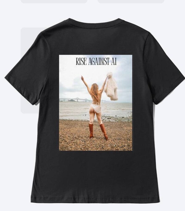 Rise against AI bikini model T shirt 3 (Copy)