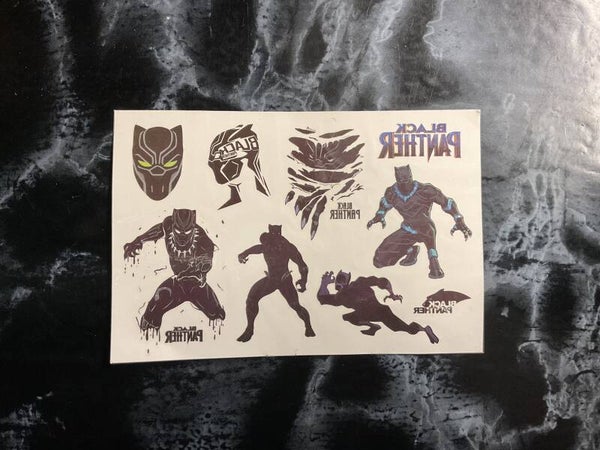 Black Panther Temporary Tattoos