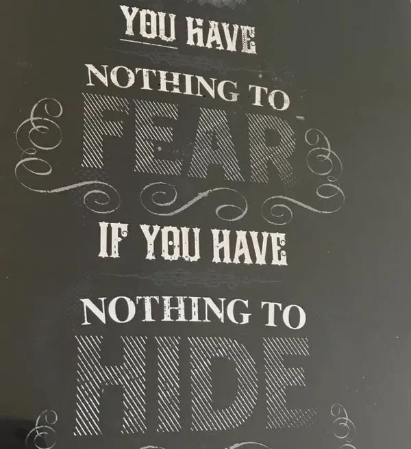 No Fear A4 print unframed