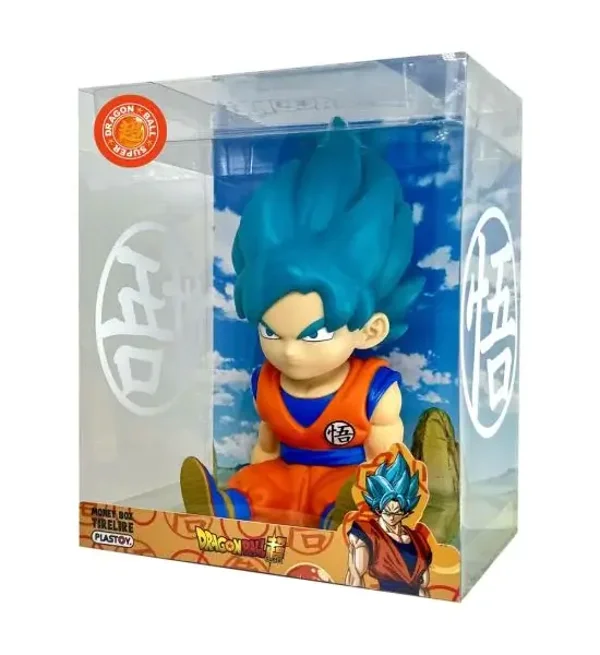 Dragon ball super coin bank, son goku, super saiyan god super saiyan