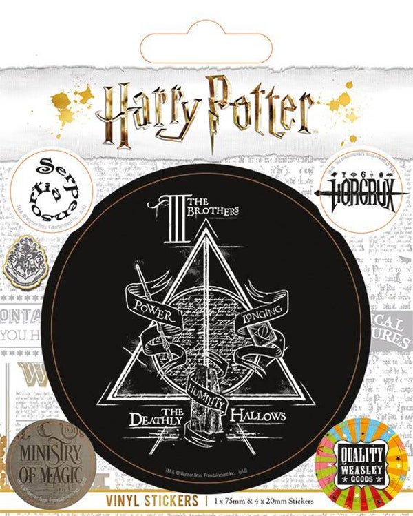 Deathly Hallows Vinyl Stickers