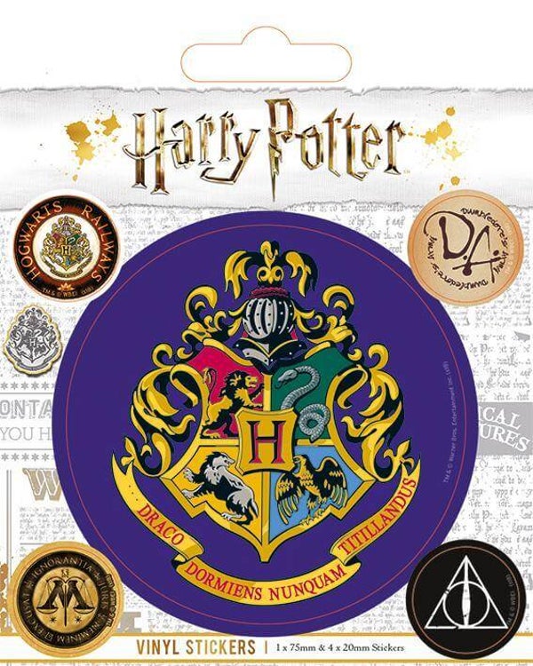 HP Crest Vinyl Stickers
