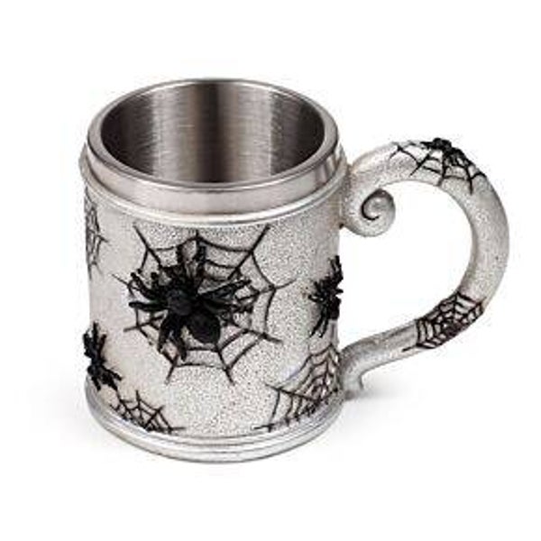 Decorative Tankard - Spider Web