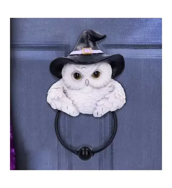 Snowy Owl Magic Door Knocker 21cm