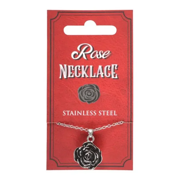 Stainless Steel Rose Necklace