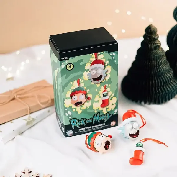 Rick and Morty Christmas Ornaments