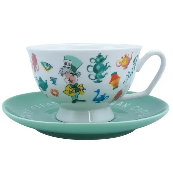 Disney Alice in Wonderland Cup and Saucer Set