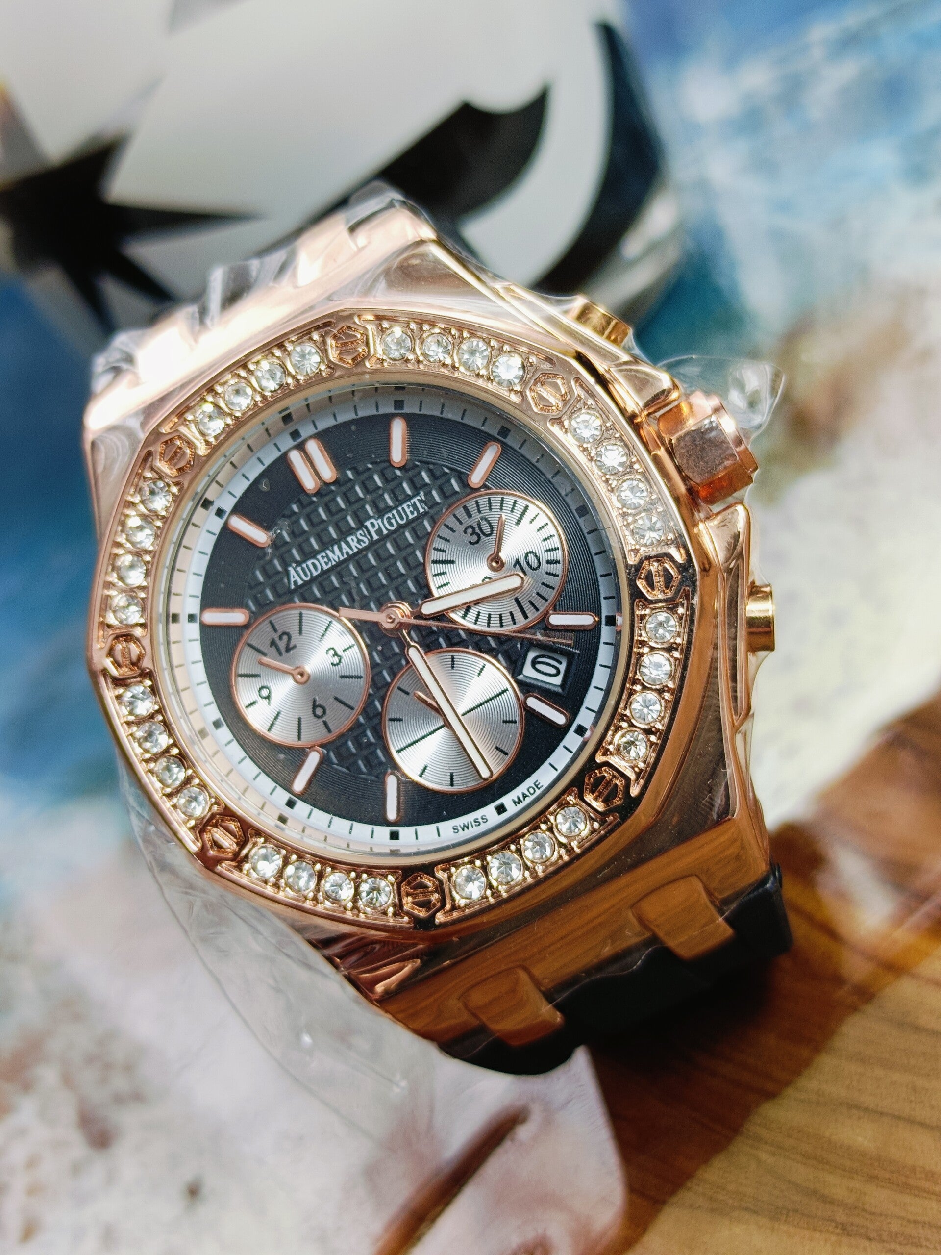 Quartzhorloge, groot, dameshorloge