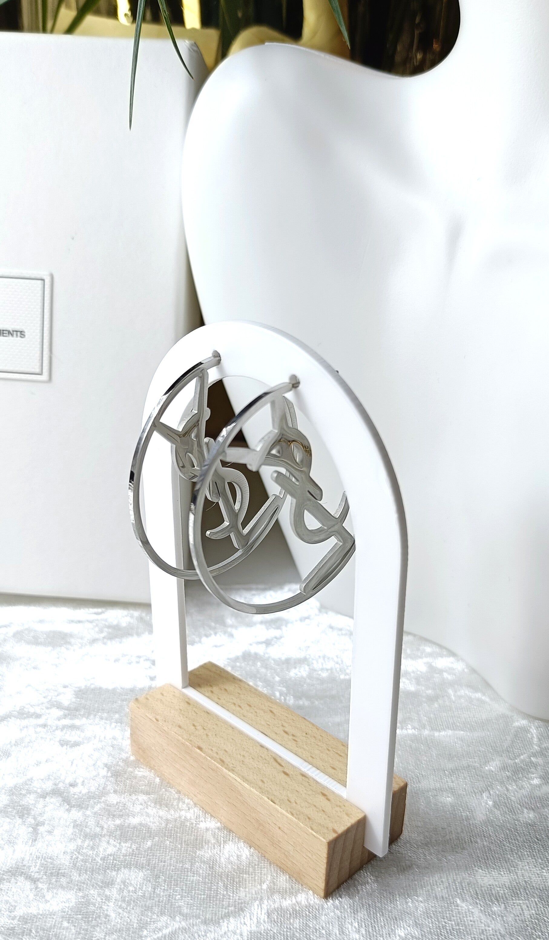 Oorbellen in zilverkleur