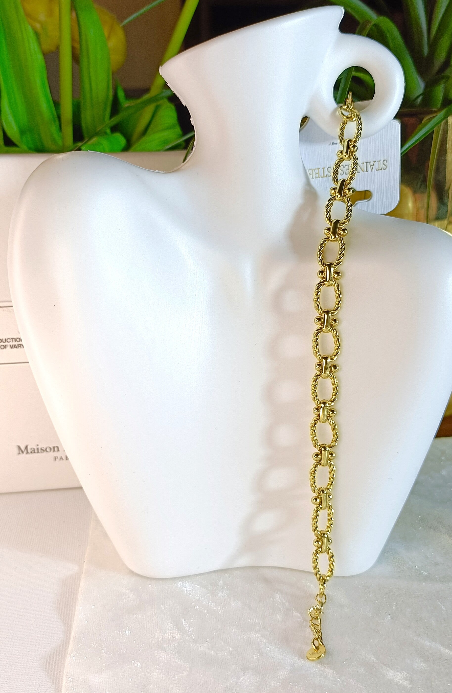 Armband van 316 L roestvrij staal schakels