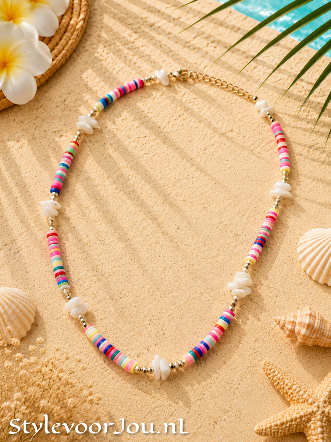 🌸 Kleurrijke zomerse ketting ☀️✨
