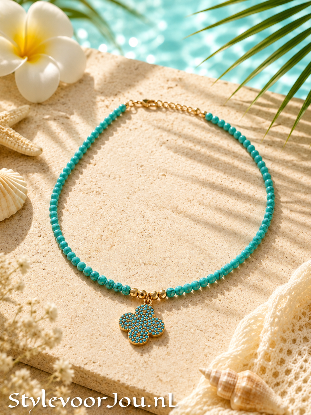 🪻Zomer in een turquoise ketting ​​💙✨