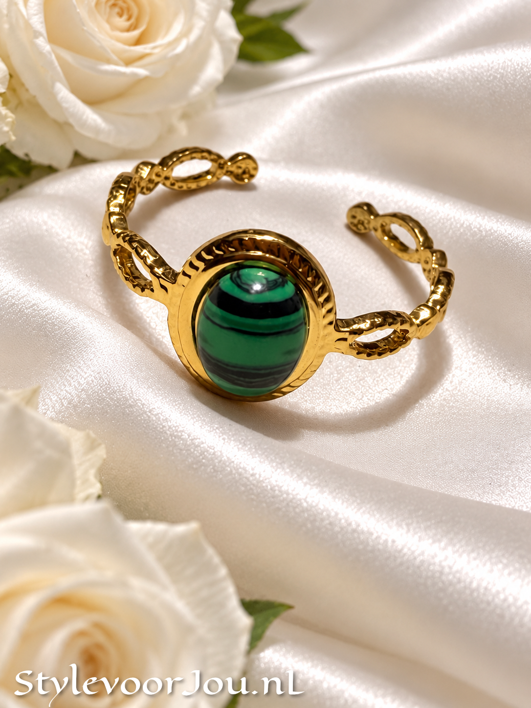 Ring met Malachiet Look