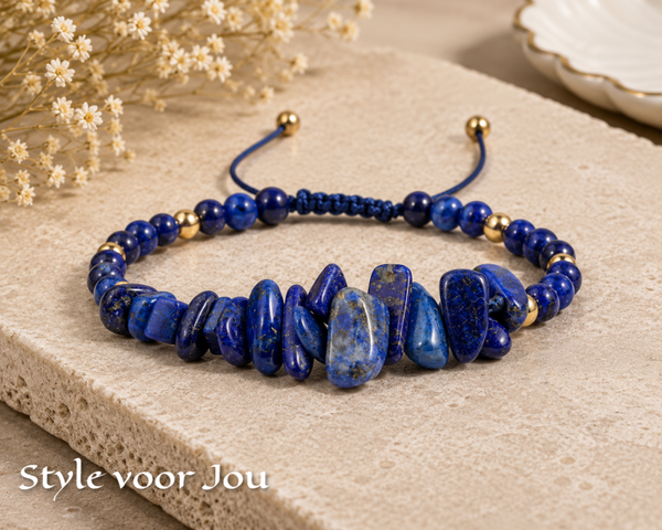 💙 Armband van natuurlijke Lapis Lazuli – de steen van wijsheid en waarheid 💙