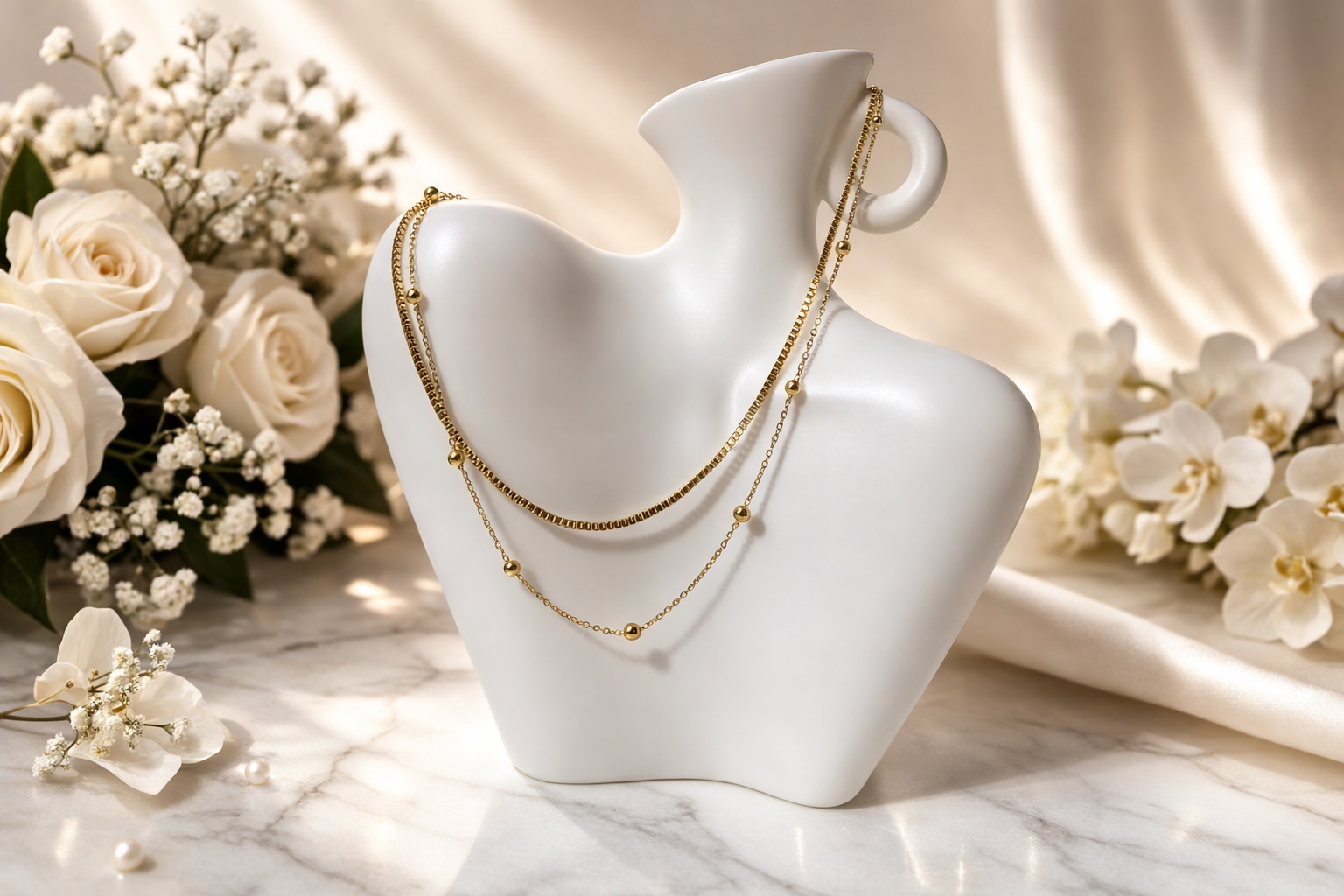 Elegante ketting chirurgisch staal