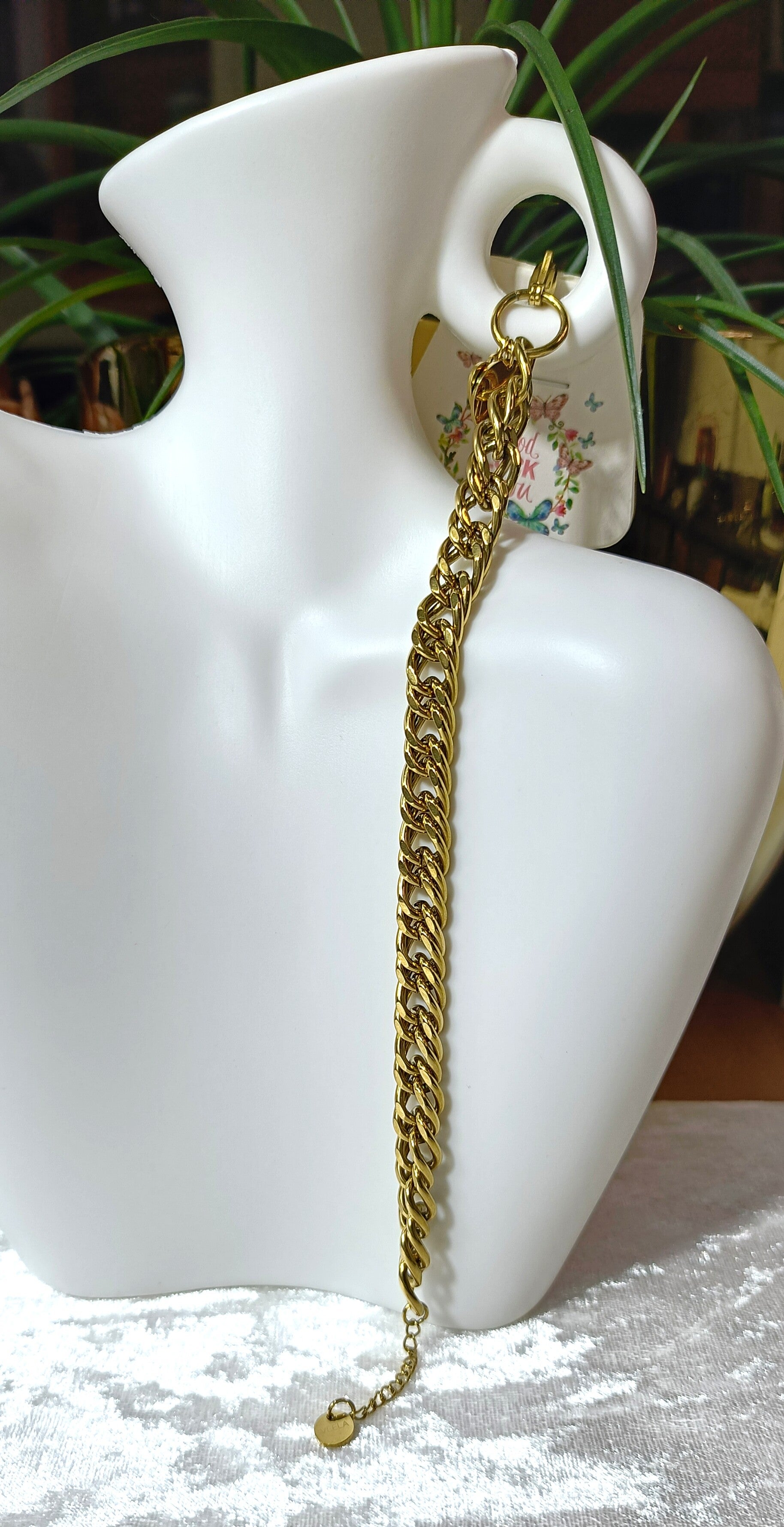 Armband met klassiek schakeldesign.