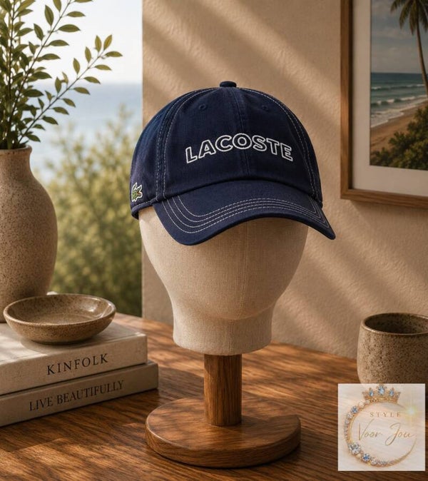🖤 Lacoste pet – stijlvolle klassieker met premium details 🖤