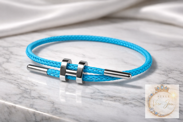 ✨ Gevlochten stalen armband – minimalistische elegantie