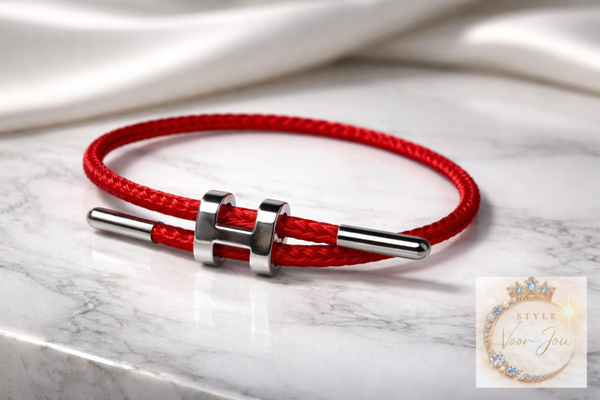 ✨ Gevlochten stalen armband – minimalistische elegantie