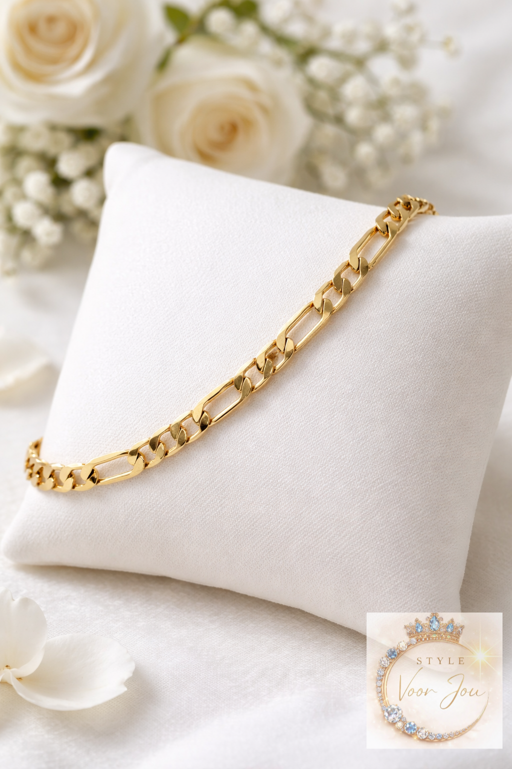 Armband in goudkleur met een tijdloos design