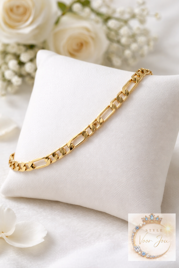 Armband in goudkleur met een tijdloos design