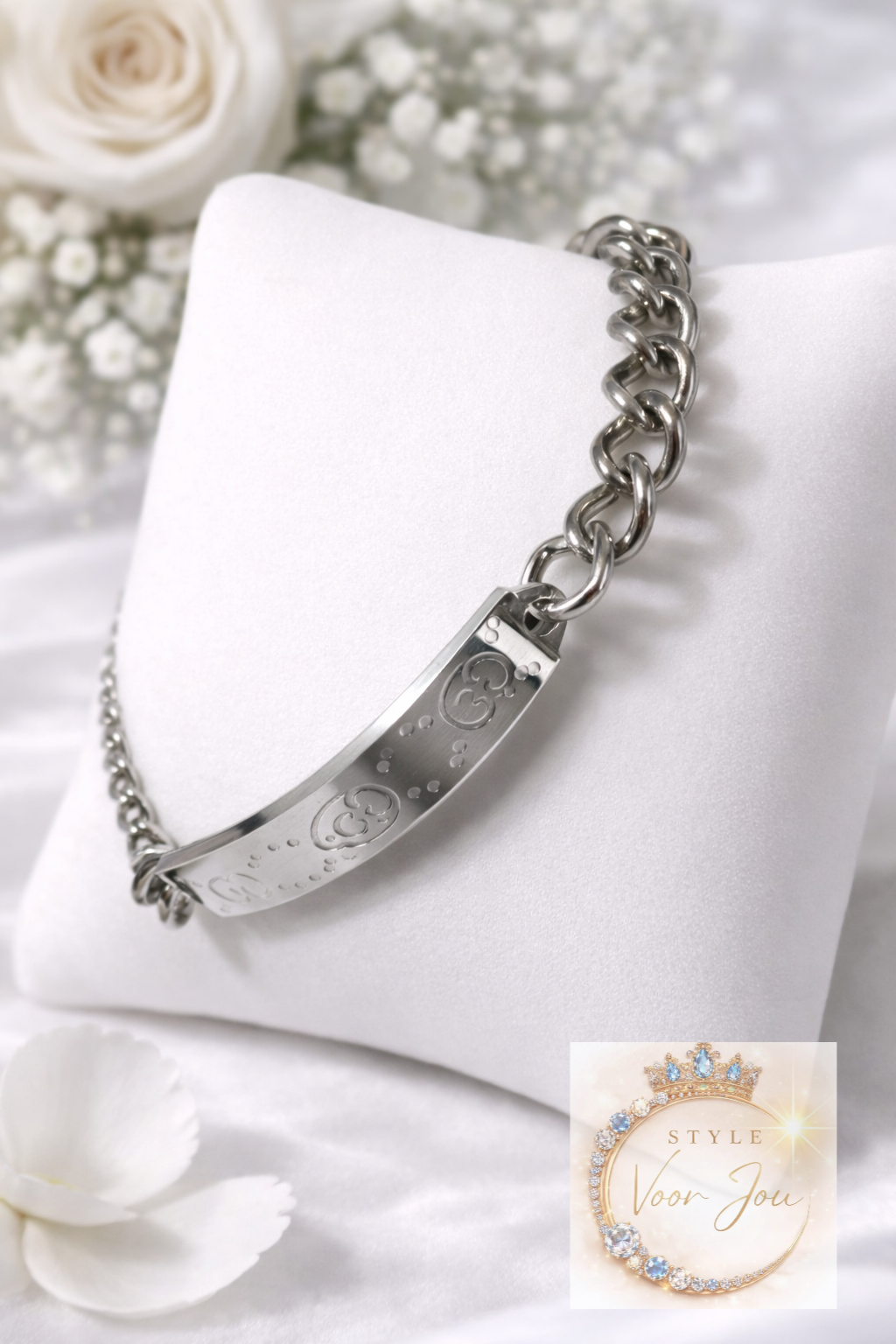 Een heel mooie, unisex armband, stijlvol en elegant