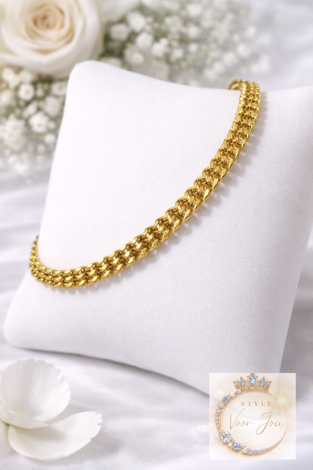 Tijdloze elegantie in goudkleur ✨