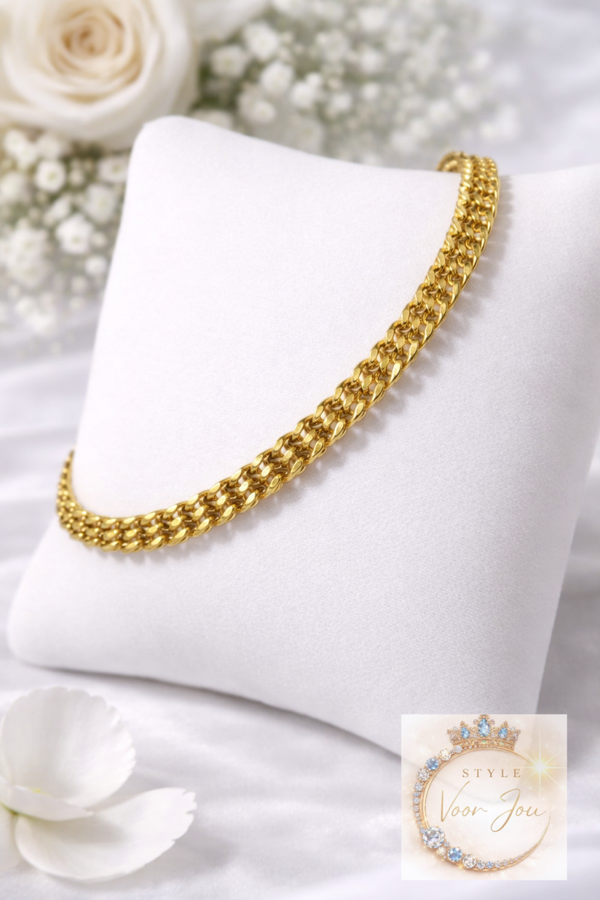 Tijdloze elegantie in goudkleur ✨