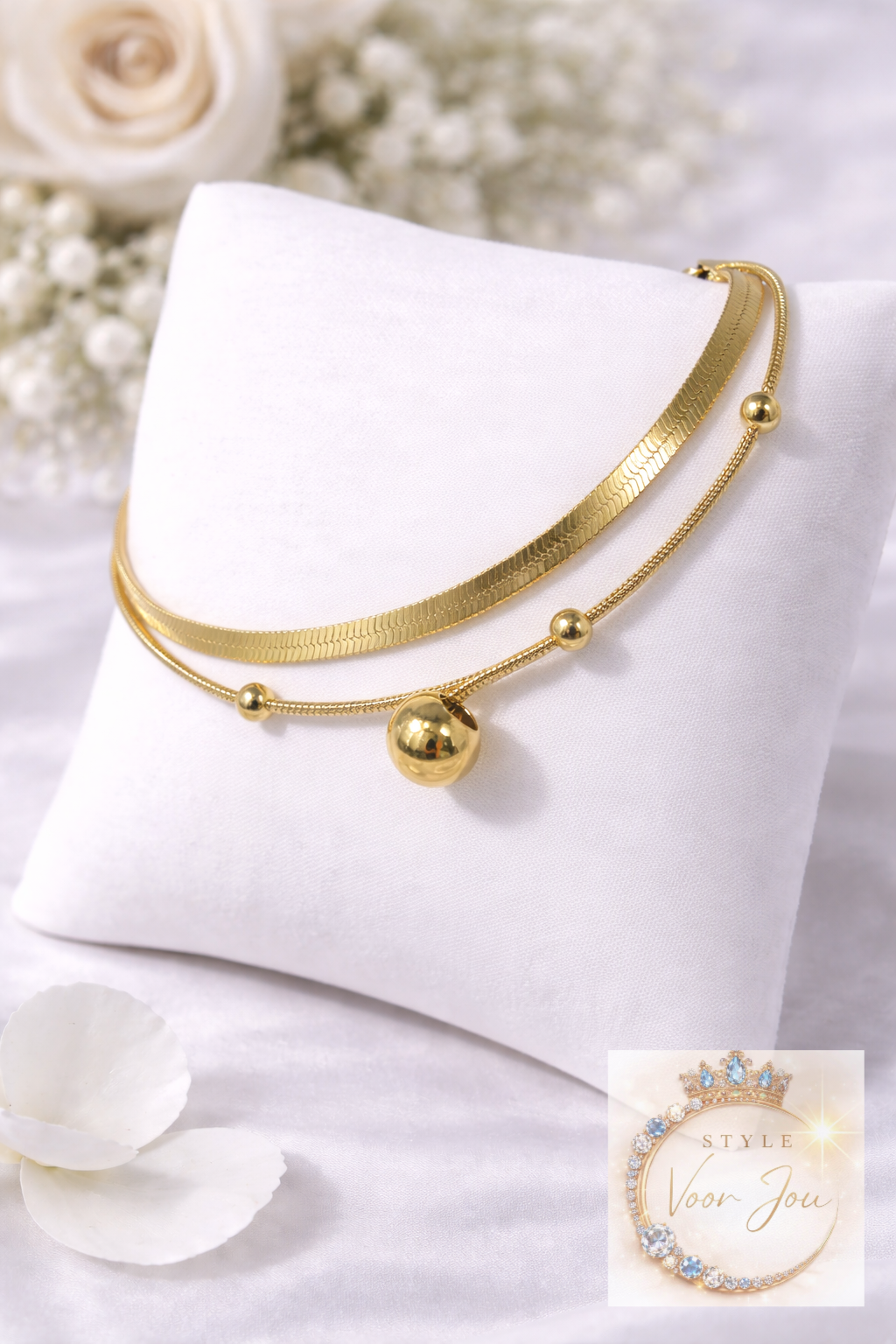 Elegante armband in goudkleur ✨