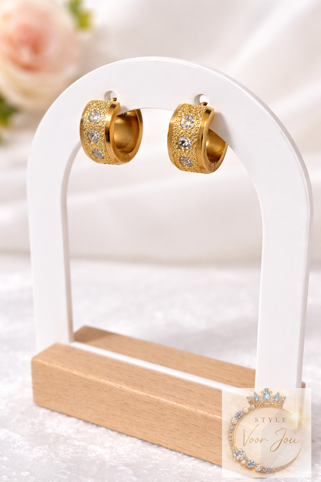 Luxe oorbellen in goudkleur ✨