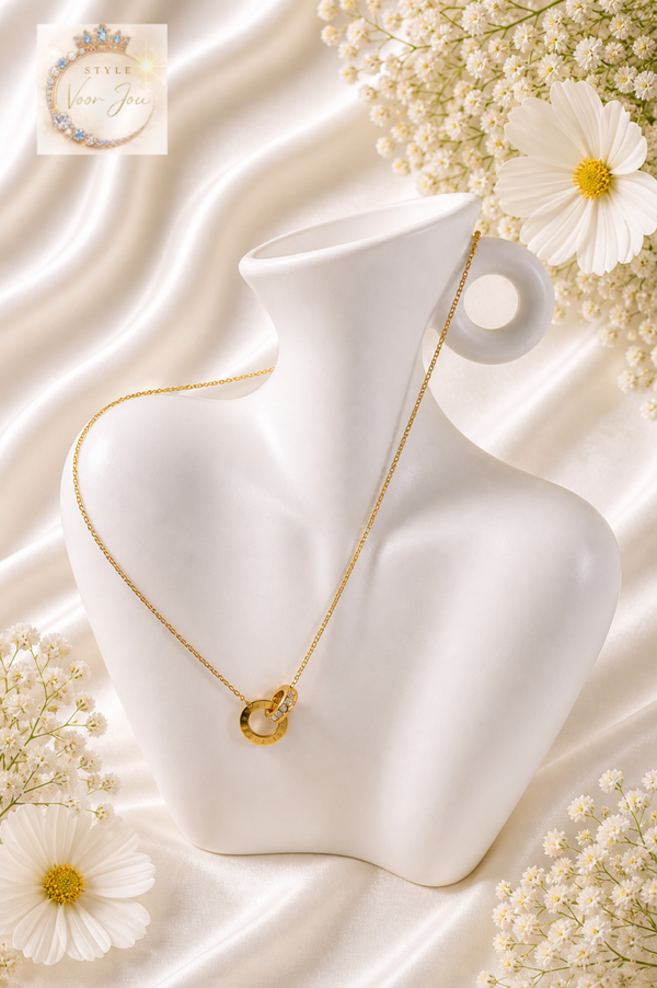 Elegante halsketting met hanger