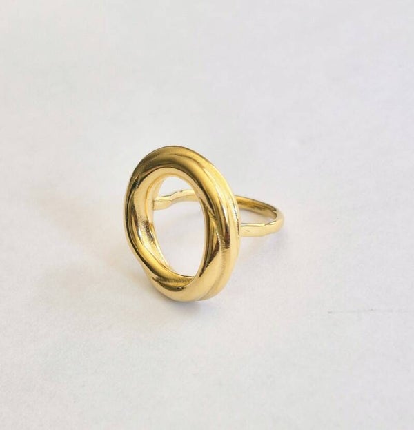 Bague rond Torsadé